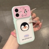 Ốp lưng điện thoại Gấu & Chim Cánh Cụt phối màu pastel_O176 (Iphone, Huawei, Honor, OPPO, Vivo, Xiaomi & Redmi)