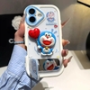 Ốp lưng Doraemon dễ thương kèm gương_O219 (Iphone, Huawei, Honor, OPPO, Vivo, Xiaomi & Redmi)