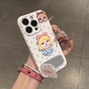 Ốp lưng Crybaby chấm bi kèm gương_O127 (Iphone, Huawei, Honor, OPPO, Vivo, Xiaomi & Redmi)
