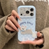 Ốp lưng chó mèo dễ thương tab da_O38 (Iphone, Huawei, Honor, OPPO, Vivo, Xiaomi & Redmi)