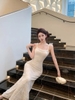 Đầm ren ôm body dáng dài_Y44