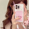 Ốp lưng điện thoại hình thú cute kèm dây đeo, ngăn đựng thẻ tiện lợi_O159 (Iphone, Huawei, Honor, OPPO, Vivo, Xiaomi & Redmi)