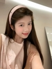 Băng đô cài tóc bản to đính charm trái tim_L02