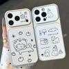 Ốp lưng mèo cún doodle dễ thương_O224 (Iphone, Huawei, Honor, OPPO, Vivo, Xiaomi & Redmi)