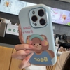 Ốp lưng gấu đeo tai nghe_O80 (Iphone, Huawei, Honor, OPPO, Vivo, Xiaomi & Redmi)