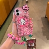 Ốp lưng điện thoại cổ điển hoạt hình kèm dây hạt_O21 (Tất cả các dòng Iphone)