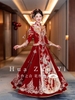 Váy cưới Trung Hoa thêu long phụng_I157
