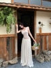 Váy hở lưng phối ren_Y42