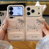 Ốp lưng Cute Puppy nơ đính đá kèm có gương_O155 (Iphone, Huawei, Honor, OPPO, Vivo, Xiaomi & Redmi)