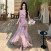 Váy quây ngực họa tiết hoa_Y38