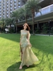 Đầm voan loang dáng dài_Y52
