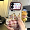 Ốp lưng họa tiết gấu Twinkle viền trong suốt kèm gương_O200 (Iphone, Huawei, Honor, OPPO, Vivo, Xiaomi & Redmi)