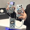 Ốp lưng Hello Kitty gương kèm dây đeo_O120 (Iphone, Huawei, Honor, OPPO, Vivo, Xiaomi & Redmi)