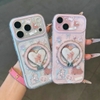 Ốp lưng hình hươu kèm giá đỡ điện thoại hình trái tim_O153 (Iphone, Huawei, Honor, OPPO, Vivo, Xiaomi & Redmi)