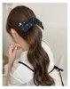 Kẹp tóc nơ satin chấm bi_T12