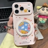 Ốp lưng Shin & Winnie the Pooh kèm giá đỡ điện thoại_O204 (Iphone, Huawei, Honor, OPPO, Vivo, Xiaomi & Redmi)