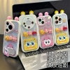 Ốp lưng SpongeBob & Patrick tai nổi kèm gương_O108 (Iphone, Huawei, Honor, OPPO, Vivo, Xiaomi & Redmi)