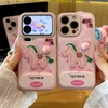 Ốp lưng ngựa thêu kèm gương_O03 (Iphone, Huawei, Honor, OPPO, Vivo, Xiaomi & Redmi)