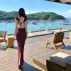 Váy ôm ren cổ V sâu_Y35