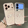 Ốp lưng Hello Kitty & My Melody hoa nhí kèm gương_O98 (Iphone, Huawei, Honor, OPPO, Vivo, Xiaomi & Redmi)