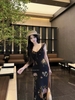 Váy hoa cổ bèo ôm dáng_Y73
