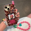 Ốp lưng điện thoại cổ điển hoạt hình kèm dây hạt_O21 (Tất cả các dòng Iphone)