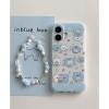 Ốp lưng gấu mèo xanh dễ thương kèm charm dây_O86 (Iphone, Huawei, Honor, OPPO, Vivo, Xiaomi & Redmi)