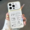 Ốp lưng mèo cún doodle dễ thương_O224 (Iphone, Huawei, Honor, OPPO, Vivo, Xiaomi & Redmi)