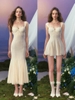LaceMade váy ngọc trai ren cổ điển_Y48