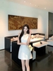 Váy chữ A cổ tròn nữ tính_Y85