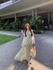 Đầm voan loang dáng dài_Y52