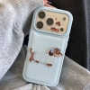 Ốp lưng da chó lạp xưởng thêu nổi_O41 (Tất cả các dòng Iphone)