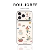 Ốp lưng cún trắng phong cách vintage_O90 (Iphone, Huawei, Honor, OPPO, Vivo, Xiaomi & Redmi)