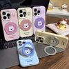 Ốp lưng mèo dễ thương kèm giá đỡ điện thoại_O25 (Tất cả các dòng Iphone)
