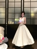 Đầm trắng cổ yếm dáng ballroom_Y41