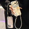 Ốp điện thoại Hello Kitty & Cún kèm dây đeo_O171 (Iphone, Huawei, Honor, OPPO, Vivo, Xiaomi & Redmi)