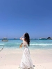 Áo ren croptop phối chân váy maxi_Y93
