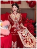 Váy cưới Trung Hoa thêu long phụng_I157