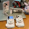 Ốp lưng Miffy bông nơ hồng kèm gương_O97 (Iphone, Huawei, Honor, OPPO, Vivo, Xiaomi & Redmi)