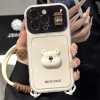 Ốp điện thoại gấu kèm dây đeo_O164