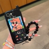 Ốp lưng điện thoại cổ điển hoạt hình kèm dây hạt_O21 (Tất cả các dòng Iphone)