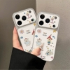 Ốp lưng cún trắng phong cách vintage_O90 (Iphone, Huawei, Honor, OPPO, Vivo, Xiaomi & Redmi)
