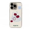 Ốp lưng trong suốt họa tiết quả táo_O212 (Iphone, Huawei, Honor, OPPO, Vivo, Xiaomi & Redmi)