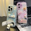 Ốp lưng Cinnamoroll & My Melody kèm gương_O110 (Iphone, Huawei, Honor, OPPO, Vivo, Xiaomi & Redmi)