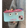 Ốp lưng kính râm gập dễ thương_O131 (Tất cả các dòng Iphone)