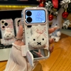 Ốp lưng Miffy bông nơ hồng kèm gương_O97 (Iphone, Huawei, Honor, OPPO, Vivo, Xiaomi & Redmi)