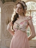 LaceMade váy dài cổ vuông tay ngắn nữ tính_Y110