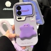 Ốp lưng hình đám mây tím có dây đeo tay_O226 (Iphone, Huawei, Honor, OPPO, Vivo, Xiaomi & Redmi)
