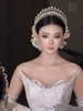 Cài tóc cô dâu ngọc trai đính hoa_X23