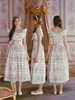 LaceMade váy hai dây họa tiết hoa vintage_Y114